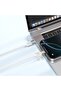 Luno USB-C to USB-C Cable, 60W Power Delivery, 1m, 480Mbps, Silicone, Lunar White - 4