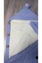 Knitted Baby Blanket and Soft Swaddle with Surrounding Sauce-Colored Fabric. Note: It Has Side-Adjustable Buttons. - 3