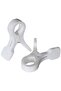 (1 Piece) Large Towel Clip White Beach Clip Beach Towel Clip (12 cm)