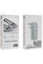 Livia Detachable Magnetic Cable Management, 5 Magnetic Heads, N52 Magnet, White - 8
