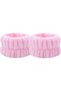 Colorful Towel Wrist Washband Athlete Spa Wristband 2 Pair Pink Fuchsia - 4