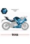 Cfmoto 250Sr Sticker Fairing Punisher Engine Fairing Model Ready Kit - 2