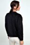 Women's Suede Coat with Pockets and Front Zipper - 4