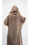 Welsoft Women's Oversize Hooded Beach Towel Hoodie Sweatshirt Brown - 4