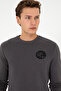 Men's Regular Fit Crew Neck Gray Sweatshirt 50308717-Vr024 - 2