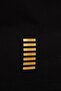 Men's Cotton Long Sleeve Woven Daily Use Black Polo Collar T-Shirt - 5