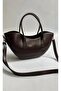 Half Moon Model Trend Women's Hand and Shoulder Strap Bag - 2