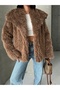 Soft Textured Fur Coat - 5