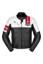 Roar Protected Leather Motorcycle Jacket White