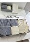 8 Piece Wicker Family Bathrobe Set - Dowry Set - 100% Cotton - Original Luxury Box - 2