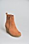 V361196802 Tan Suede Wedge Heeled Women's Boots - 5