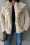 Soft Textured Fur Coat - 4