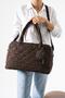 Brown Women's Large Size Soft Adjustable Long Strap Handbag and Crossbody Bag with High Quality - 2