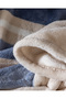 Mozel Double Welsoft Printed Blanket - Blue/Beige - 6
