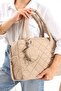 Beige Large Size Soft Adjustable Long Strap Handbag and Crossbody Women's Shoulder Bag - 2