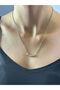 Steel Zircon Stone Women's Necklace 20 cm - 3