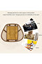 وسادة دعم أسفل الظهر مع خرزات تدليك للسيارة والمكتب وكراسي المنزل - 4
