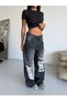 Y2K Unisex Baggy Jean Pants Vintage Denim Trousers Relax - 4