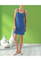 Women's Thin Strap Shoulder Mini Length Regular Fit Stretchy Dress - 2
