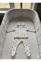 3 Piece Heart Printed Baby Set (0-3) Months - 4