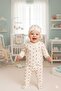 3 Piece Heart Printed Baby Set (0-3) Months - 7