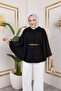 Hijab Poncho - Black - 2