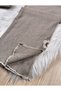 Mink Cotton Collar and Leg Flower Detail Lace-Like Knit /Perforated Long Sleeve Pajama Set - 6