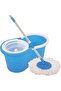 360 Degree Spinning Mop Bucket Set With 1 Free Mop Head - Blue - 3