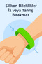 Women Men Silicone Bracelet Always by Your Side Written Flexible Bracelet - Gift - 4