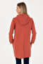 Women's Tile Long Zipper Hooded Basic Sweatshirt 50307724-Vr026 - 5