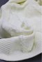 Soft Knitted Blanket Diamond 130X170 cm Cream |   Single Person Tv Blanket – Decorative and Lightweight - 4