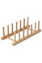 Bamboo Wooden Plate Stand 27.5cm X 12 Cm