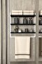 3-Tier Towel Rack Bookcase Stylish and Functional Metal Wood Wall-Mounted Home Bathroom Kitchen Organizer Shelf - 2
