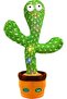 Dancing Cactus Toy Mimicking Singing Recording Light Up Repeat Voice Baby Kids Interactive Gift