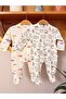2-Piece Baby Boy Cotton Romper Set – Anti-Sweat for Nighttime Sleep, with Snap Fasteners (0-3/3-6 Months) - 2