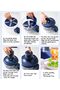 Electric Grape & Garlic Peeling Machine, Rechargeable Multifunctional Kitchen Peeler (blue 1 set) - 3