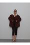 Gabardine Suede Collar Quilted Jacket - 4