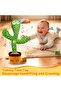 Dancing Cactus Toy Mimicking Singing Recording Light Up Repeat Voice Baby Kids Interactive Gift - 4