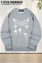 Unisex Mayhem Buried by Time and Dust, Rock Metal Design Oversized Crew Neck Sweatshirt
