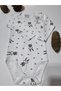 Girl Boy Child Baby Long Sleeve Snap Fastener Bodysuit-Badi 100% Cotton 3.5-4-5-6 Years Old - 6