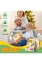 Iabedi Busy Board,Montessori Toys for 1-3 Years Old, Wooden Toddler Toys, Sensory Travel Toys, Ideal Gift for 1+ Year Old Boys (Busy Board Plus V2) - 6