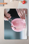 Modern Glass Bowl Themed Tempered Glass Cutting Board 21X30 cm Size Uv Printing - Ckt031 - 2