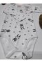 Girl Boy Child Baby Long Sleeve Snap Fastener Bodysuit-Badi 100% Cotton 3.5-4-5-6 Years Old - 5