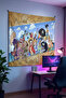 One Piece Anime Patterned Wall Cloth– High-Quality Fabric, Gamer Player Room Decor Tapestry Wall Carpet - 2