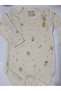 Girl Boy Child Baby Long Sleeve Snap Fastener Bodysuit-Badi 100% Organic Cotton 1-2-3-4-5-6 Years Old - 2