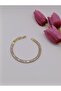 Gold, Bagette Cut Stone Waterway Bracelet - 3