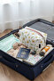 Quilted Makeup Bag – Soft Textured & Large Capacity Travel Organizer - 5
