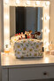 Quilted Makeup Bag – Soft Textured & Large Capacity Travel Organizer - 3