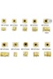500 Pieces M2 Laptop Female Brass Nuts Set Boxed - 2