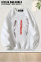 Unisex Loose Fit Prison Break 2 Printed Design Oversized Crew Neck Sweatshirt